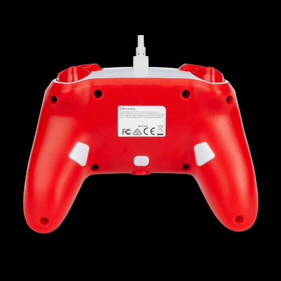 Control Alambrico Wired Powera Nintendo Switch Mario Red / White – imagen 2