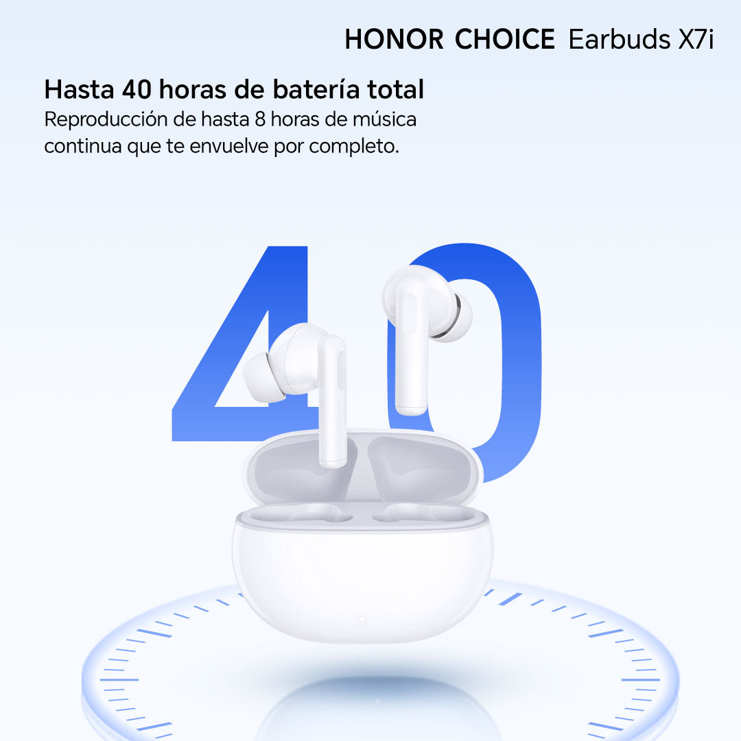 Audífonos Bluetooth Honor Choice Earbuds X7i Blanco – imagen 3