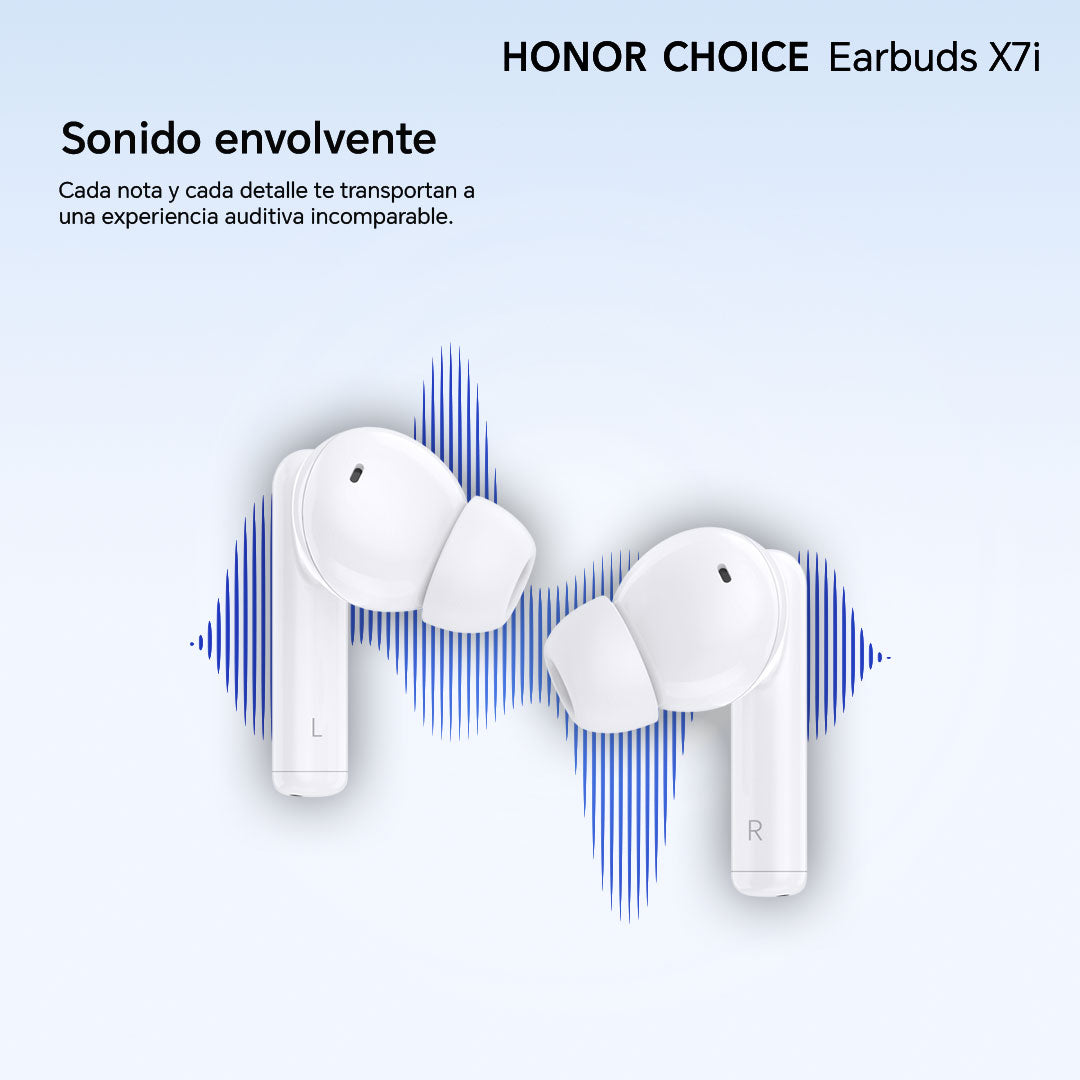 Audífonos Bluetooth Honor Choice Earbuds X7i Blanco – imagen 4