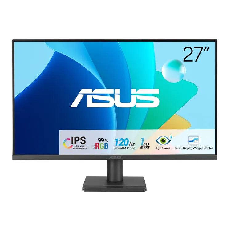 Monitor Asus 27 Pulgadas VA279HG FHD 1080p Plano Negro