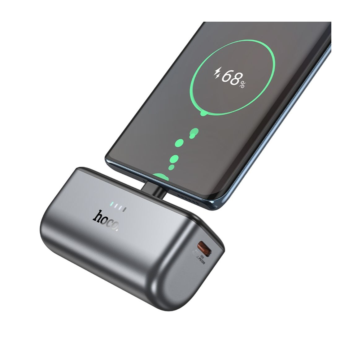 Bateria Portatil Powerbank Hoco Q31 Mini Tipo C 5000 Mah Negro – imagen 2