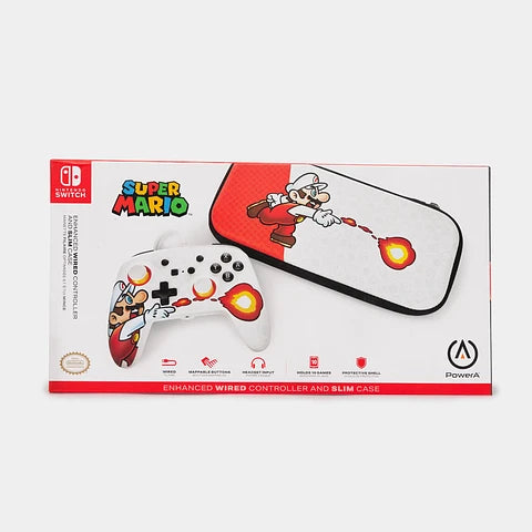 Kit Control Alambrico Powera Nintendo Switch Super Mario + Bolso – imagen 2