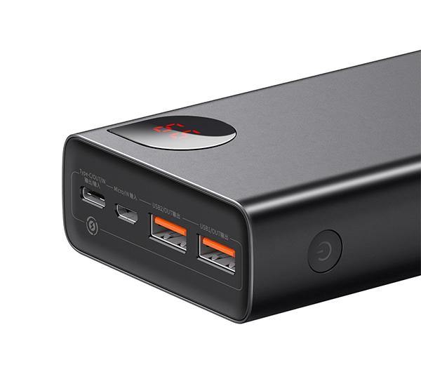 Powerbank Bateria Portatil 20000 Metal Digital Adaman 65 Watts Baseus – imagen 4