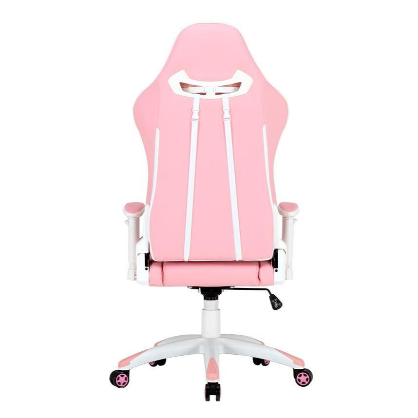 Silla Gamer Meetion CHR16 Rosado Blanco – imagen 4