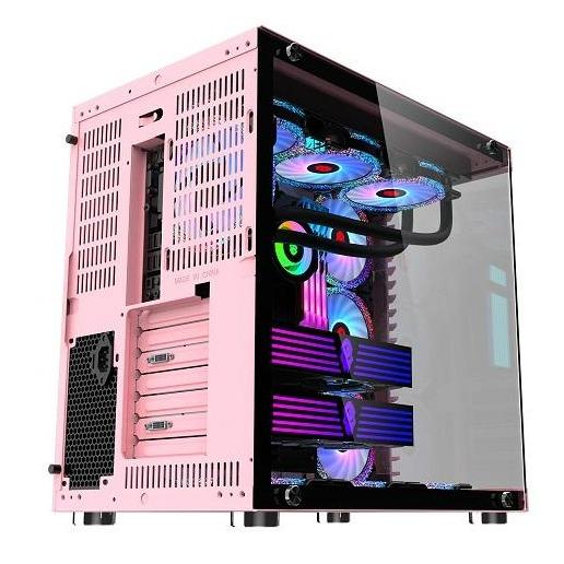 Gabinete Gamer Power Train Robin 3 Rosado – imagen 4