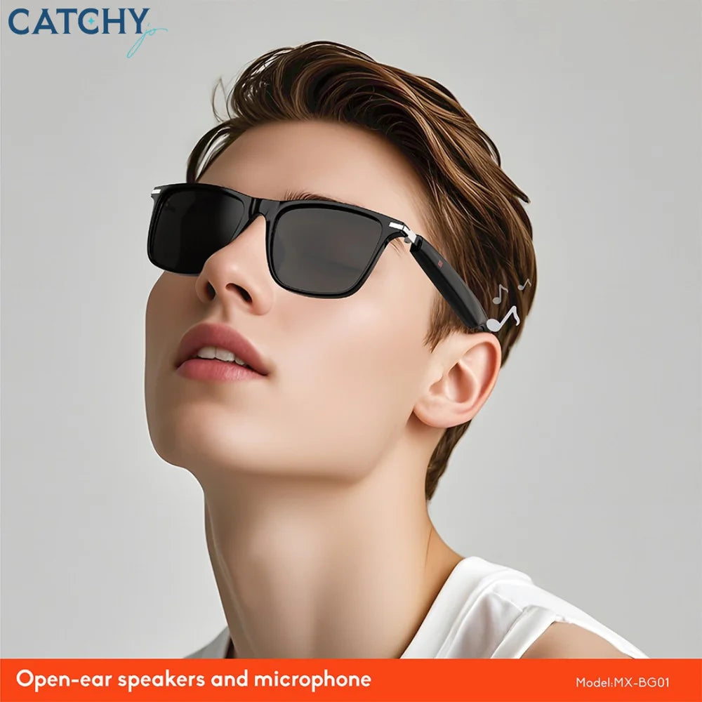 Lentes Audifonos Inteligentes Bluetooth Moxom MX-BG01 Negro – imagen 2