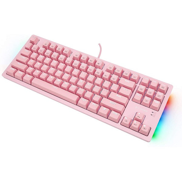 Teclado Gamer Mecanico E-yooso K620 Rgb Rosado – imagen 3