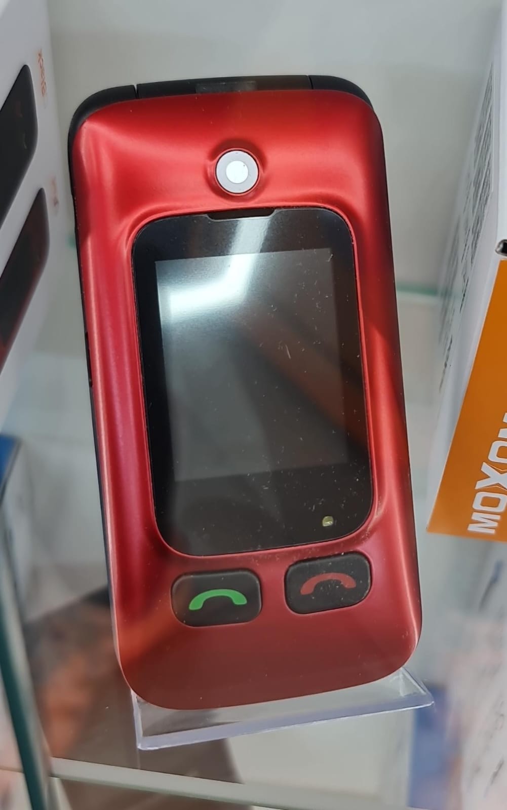 Teléfono Senior Moxom Mx022 4g Adulto Mayor Rojo – imagen 5