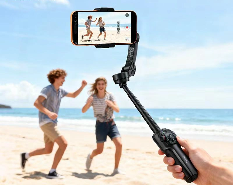 Estabilizador Gimbal Celular 3 Ejes Hoco K91 Negro – imagen 8