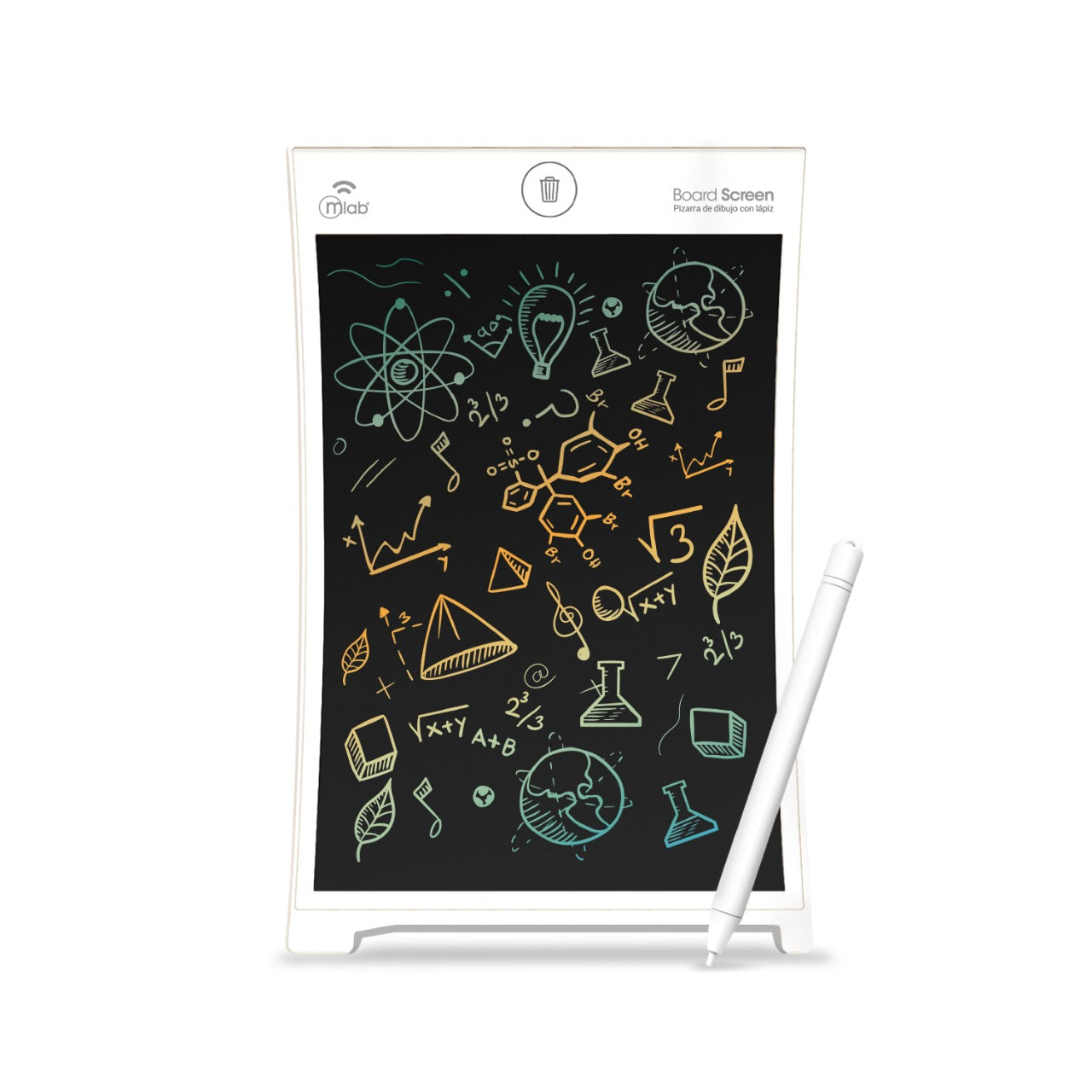 Pizarra Tablet Magica Infantil Niño Microlab Lcd 8.5 Pulgadas Con Lapiz Blanco – imagen 2