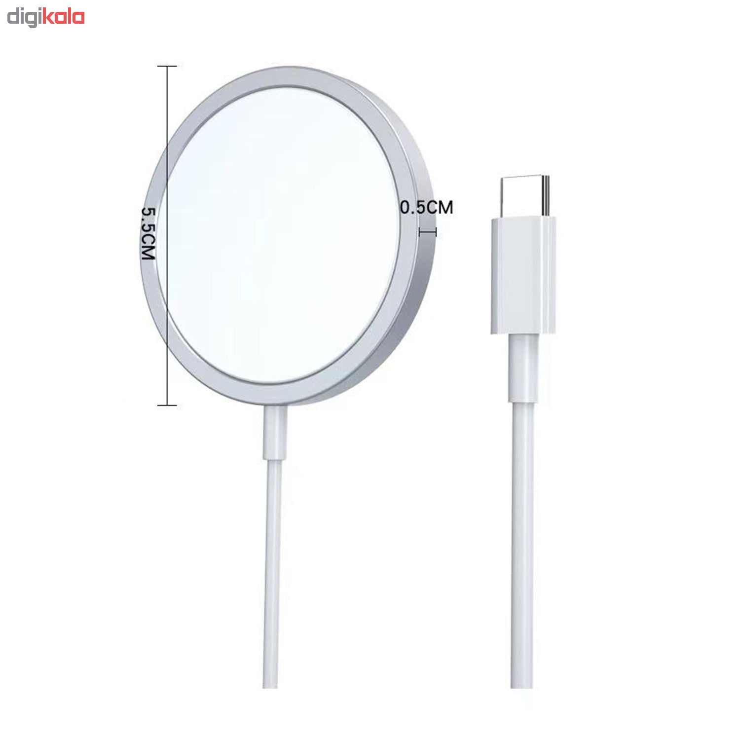 Cargador Inalambrico Magsafe 15w Yesido Ds10 Blanco – imagen 4