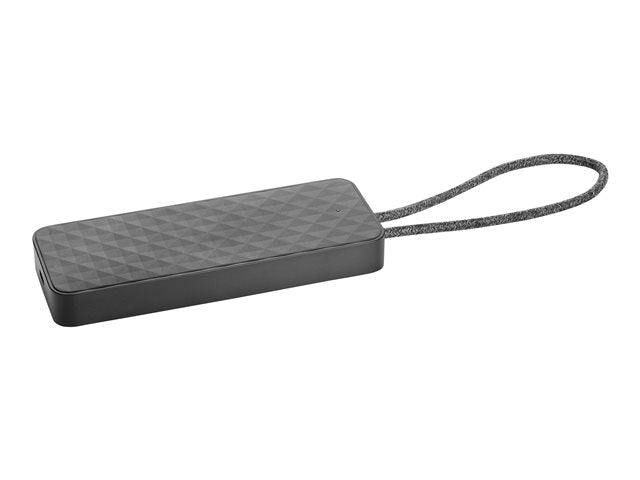 Adaptador Hub Hp Mini Tipo C Usb 3.0x2 Hdmi RJ45 Vga Gris – imagen 2