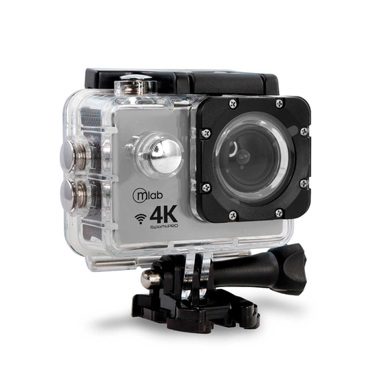 Camara Deportiva Extreme iSport Pro 4K Microlab Gris