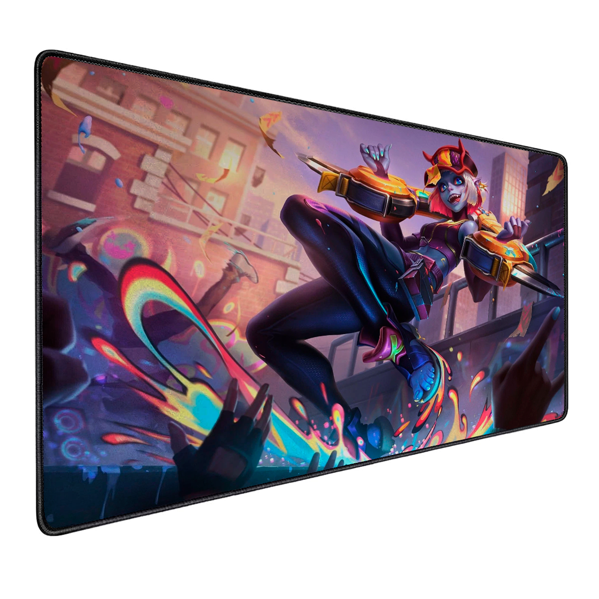 Mousepad Gamer Antideslizante 90x40 Diseño League Of Legends Briar