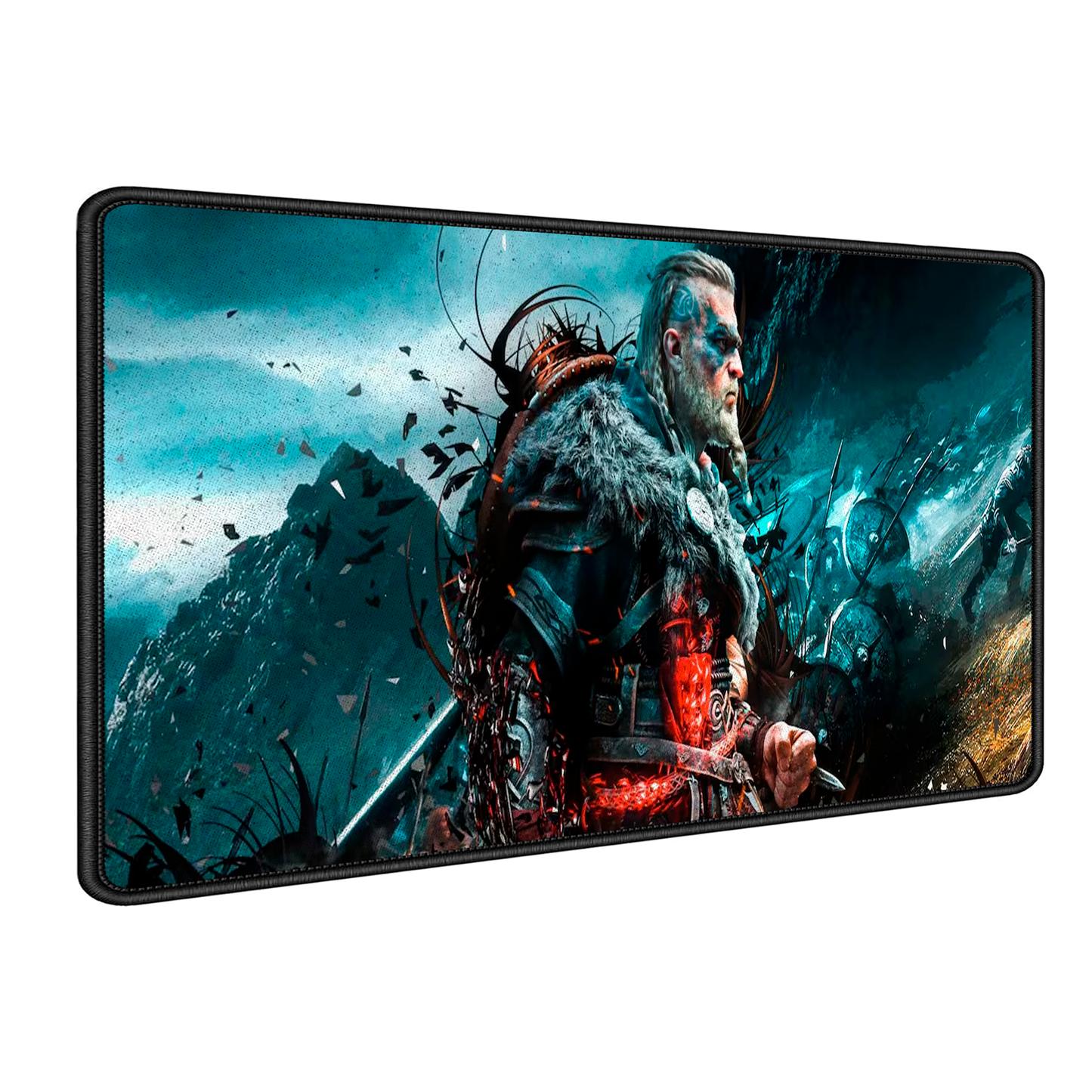 Mousepad Gamer Antideslizante 70x30 Diseño Assasins Creed Valhalla