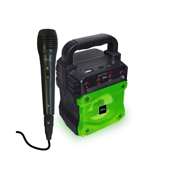Parlante Bluetooth Microlab Karaoke Lil Tws Verde – imagen 5