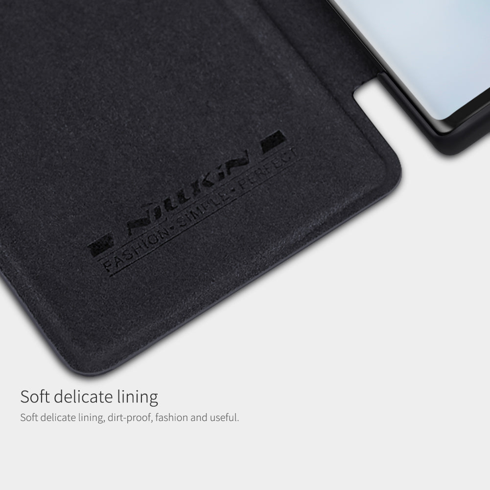 Samsung Galaxy Note 10 Qin Flip Cover Cuero Nillkin – imagen 7