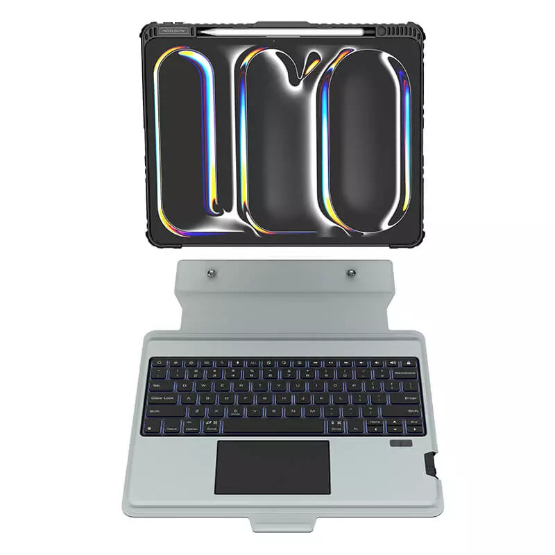 Carcasa Nillkin Con Teclado Retroiluminado Para Ipad Air 13 2026 2025 2024 – imagen 5