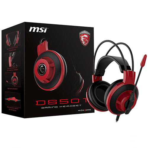 Audífono Gamers Msi Ds501 Pc