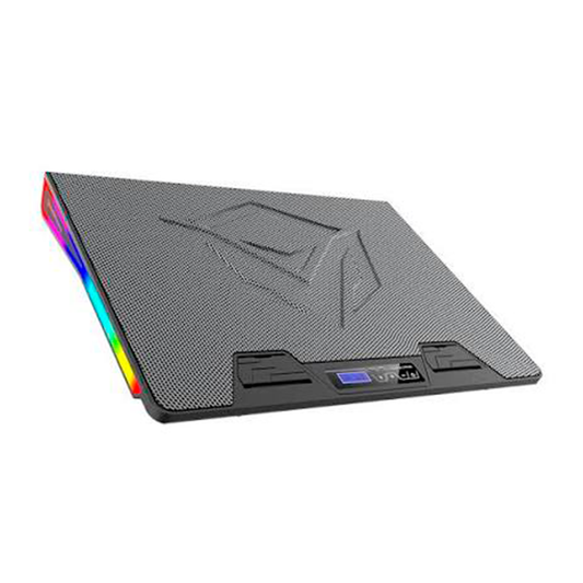 Base Enfriadora Gamer Meetion MT-CP5050 para Notebook hasta 17" RGB Negra