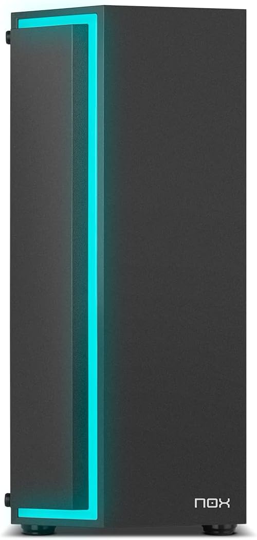Gabinete Gamer Nox Infinity Gamma Argb Mid Negro – imagen 2