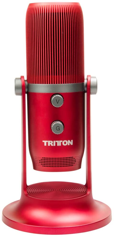Microfono Condensador Cardioide Profesional Tritton Halo Rojo – imagen 3