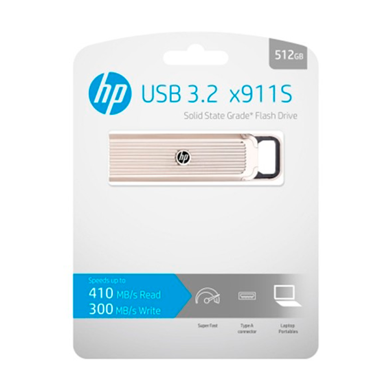 Disco Solido Hp Ssd 512 Gb Usb 3.2 x911s Gris – imagen 2