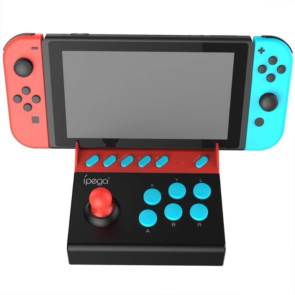 Joystick Mini Arcade Nintendo Switch Ipega 9136 Negro – imagen 4