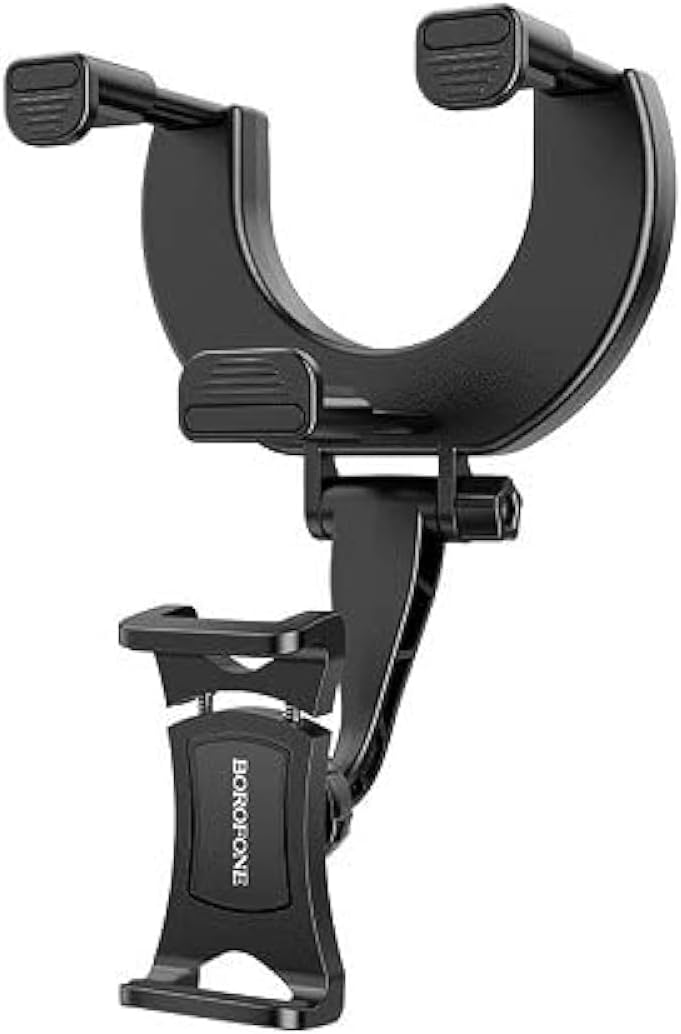 Soporte De Auto Espejo Retrovisor Borofone Bh49 Negro – imagen 3
