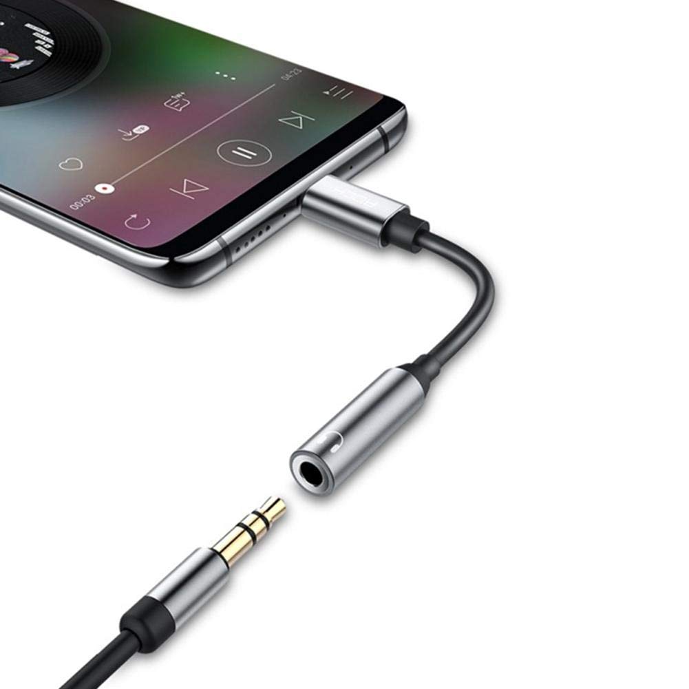 Adaptador Usb C A Hembra Auxiliar 3.5mm Rock Gris – imagen 4