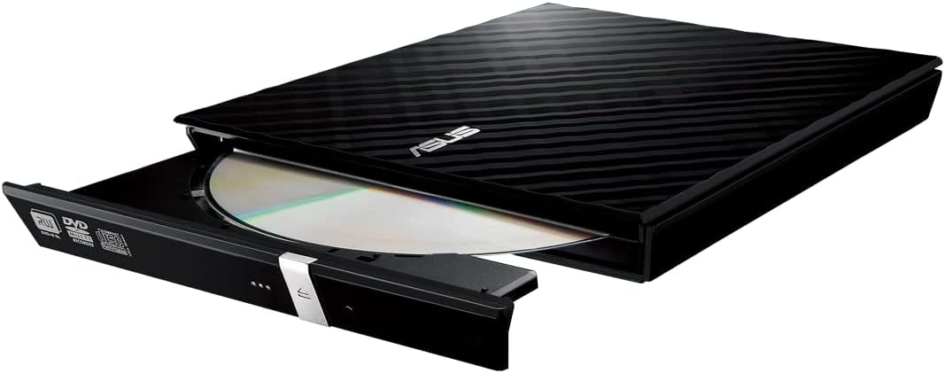 Grabador Dvd Cd Externo Asus 8x USB Flexible Dual Negro – imagen 4