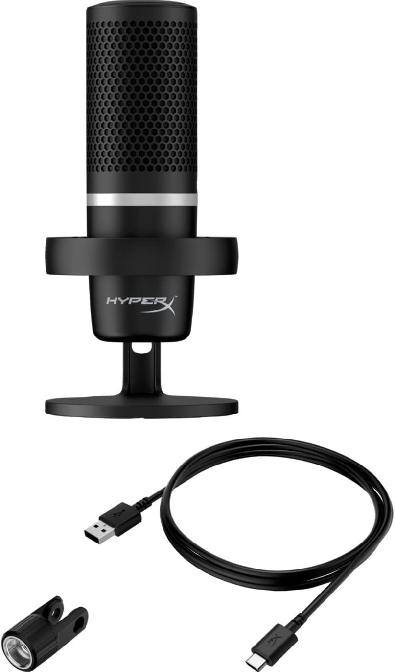 Micrófono Gamer Hyperx Duecast Rgb Pc Mac Negro – imagen 3