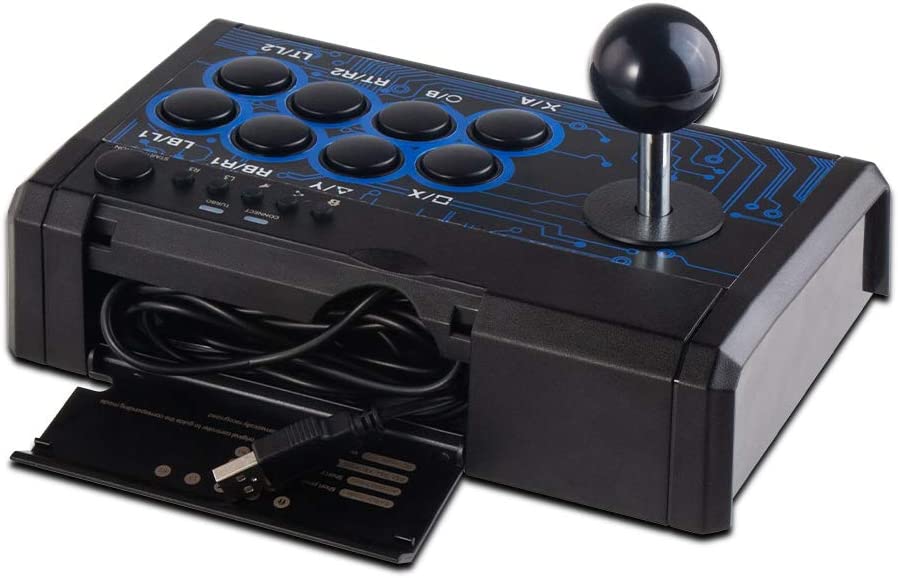 Control Arcade Fight Stick Joystick Ps4 Ps3 Xbox Pc Switch Negro – imagen 4