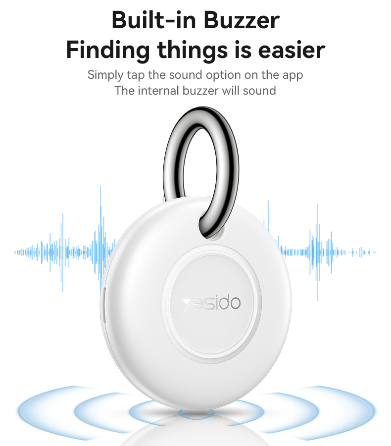 Dispositivo Inteligente Anti Pérdida Yesido Ec14 Tag Mfi Gps Blanco – imagen 4