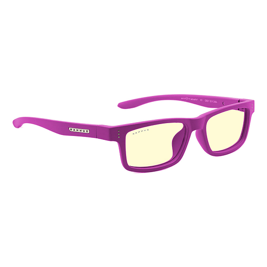 Lentes Gamer Gunnar Kids Cruz Magenta Amber Small Bundle Morado – imagen 5