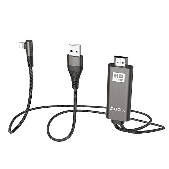 Cable Adaptador Hoco UA14 Lightning a Hdmi Smartphone – imagen 6