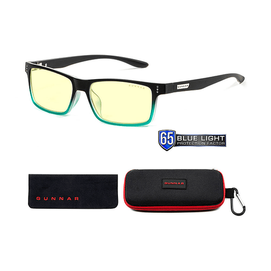 Bundle Lentes Gamer Gunnar Cruz Onyx Teal Amber