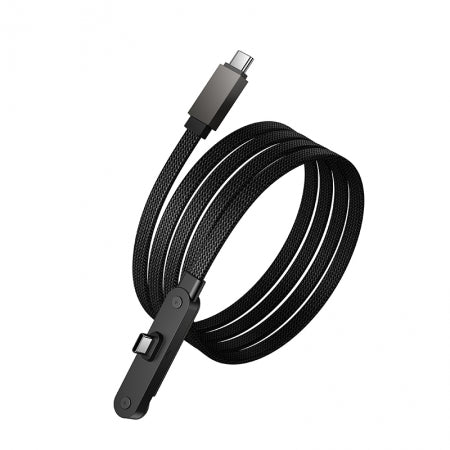 Cable Tipo C a Tipo C Hoco X151 60w Con Soporte Negro – imagen 2