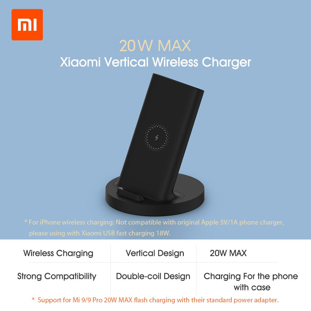 Cargador Inalámbrico Mi 20w Wireless Charging Stand – imagen 2