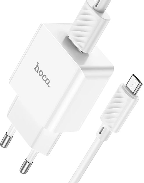 Cargador Hoco C106A 10.5w + Cable Tipo C Blanco – imagen 2