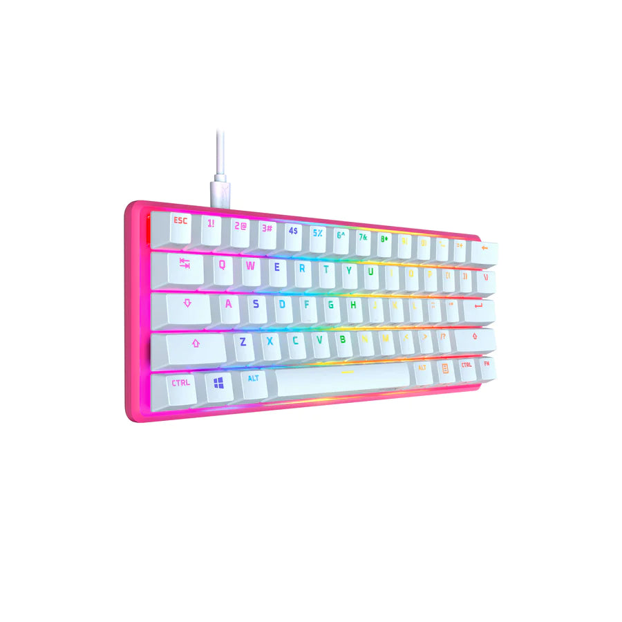 Teclado Gamer Mecanico Hyperx Alloy Origins 60% 572Y6AA Rosado – imagen 4