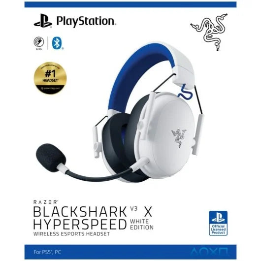 Audifono Gamer Razer Blackshark V3 x Hyperspeed Para PS5 Blanco – imagen 4