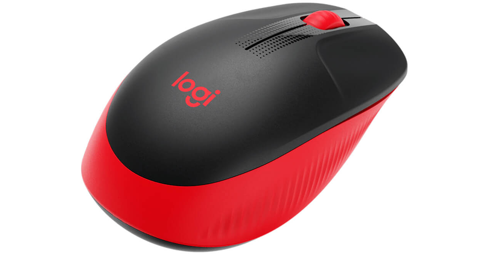 Mouse Logitech M190 Inalámbrico Rojo – imagen 2