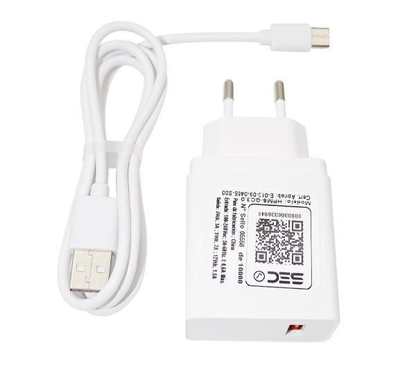 Cargador Carga Rápida Quick Charge 3.0 + Cable Tipo C Cofolk – imagen 2