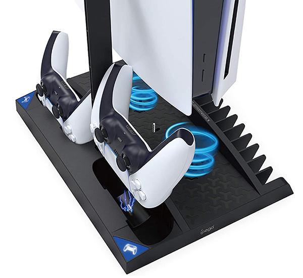 Soporte Estacion Multifuncional Ventilador Doble Ps5 Ipega PG-P5013 – imagen 3