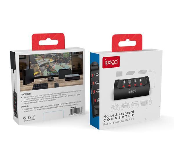 Adaptador Ipega 9133 Teclado Y Mouse Ps4 Nintendo Switch – imagen 2