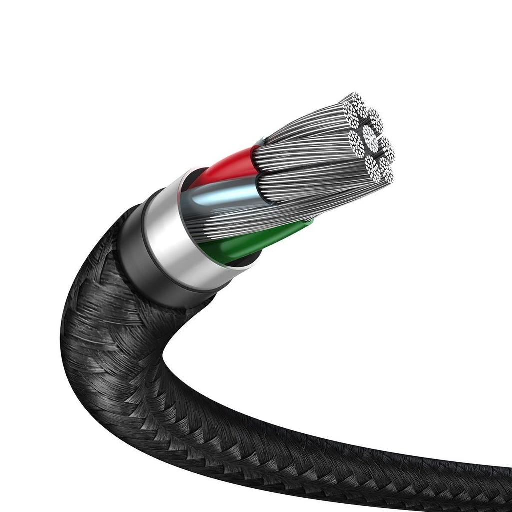 Cable Extensor USB 3.0 Macho a USB 3.0 Macho 1M Baseus Negro – imagen 4