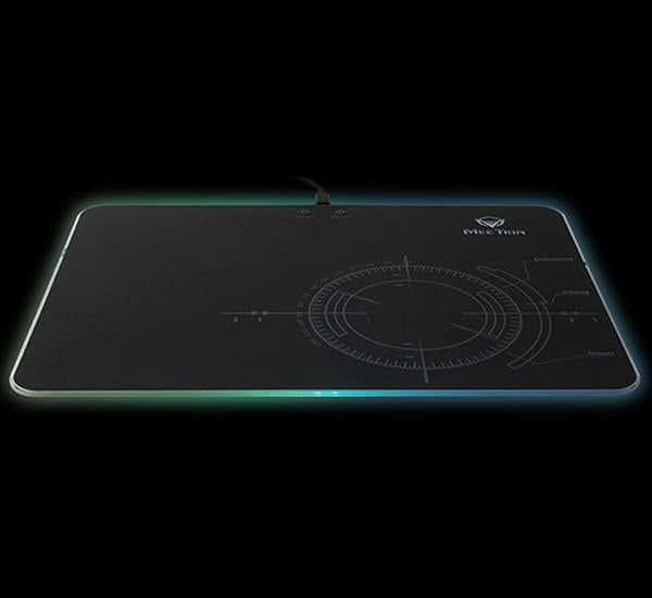 Mousepad Gamer Meetion Backlit 36x26cm Negro – imagen 4