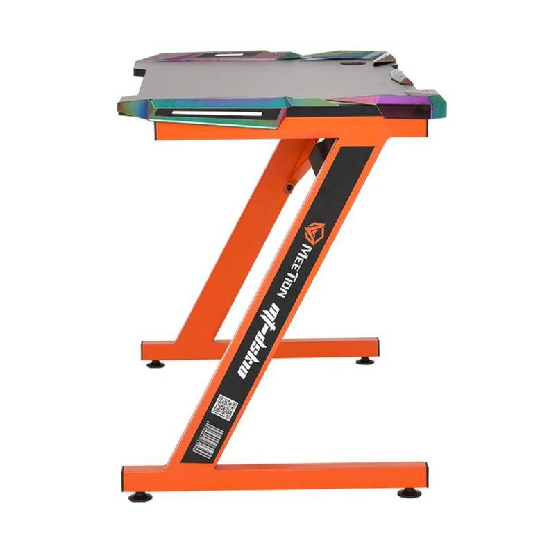 Escritorio Gamer Rgb Meetion MT-DSK10 Negro Naranja – imagen 4
