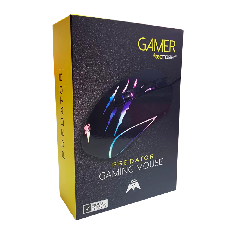 Mouse Gamer Tecmaster Predator 3200 Dpi Negro – imagen 3